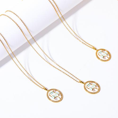 Rhinestone Brass Necklace, with 5cm extender chain, 14K gold plated, fashion jewelry & for woman & with rhinestone Approx 40 cm 