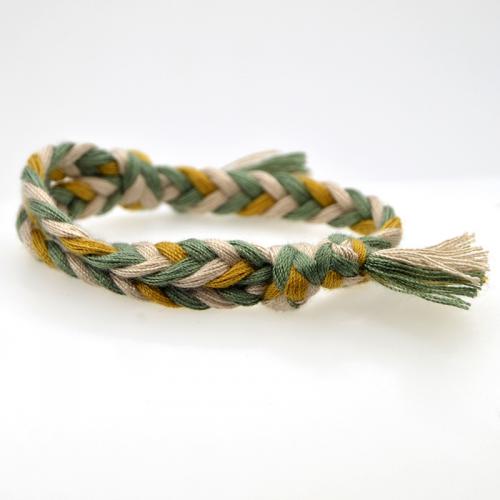 Friendship Bracelets, Cotton Thread, with Cotton Fabric, fashion jewelry & for woman Approx 16-18 