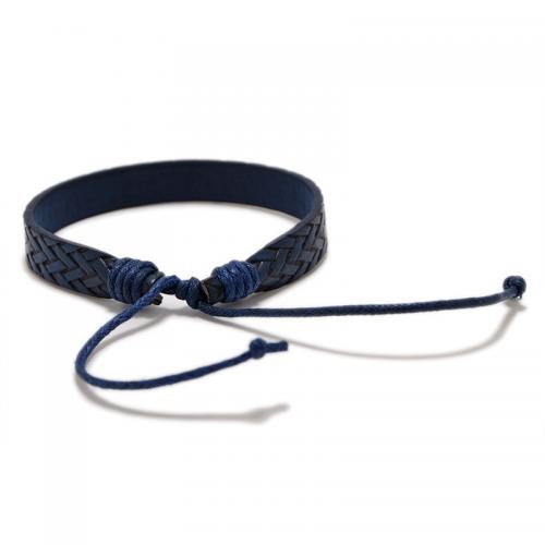 Fashion Create Wax Cord Bracelets, Adjustable & fashion jewelry & for woman Approx 16-28 cm 
