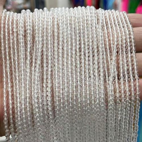 Natural Clear Quartz Beads, Round, DIY clear 