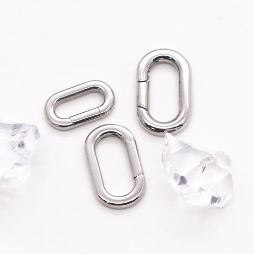 304 Stainless Steel Snap Clasp, polished original color 