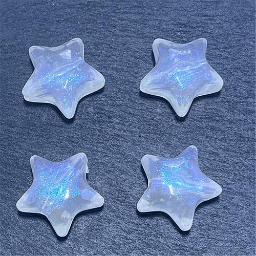 Miracle Acrylic Beads, Star, DIY & luminated 18.55mm Approx 2.42mm, Approx 