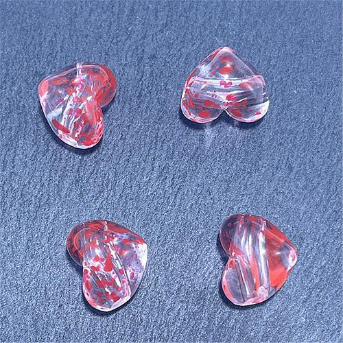 Transparent Acrylic Beads, Heart, DIY Approx 3.33mm, Approx 