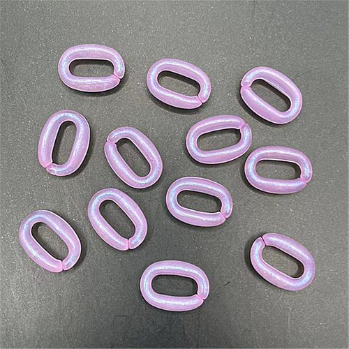 Acrylic Linking Ring, Oval, DIY & luminated Approx 
