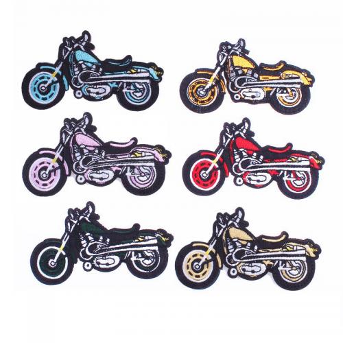 Sewing on Patch, Cotton, Motorcycle, DIY 