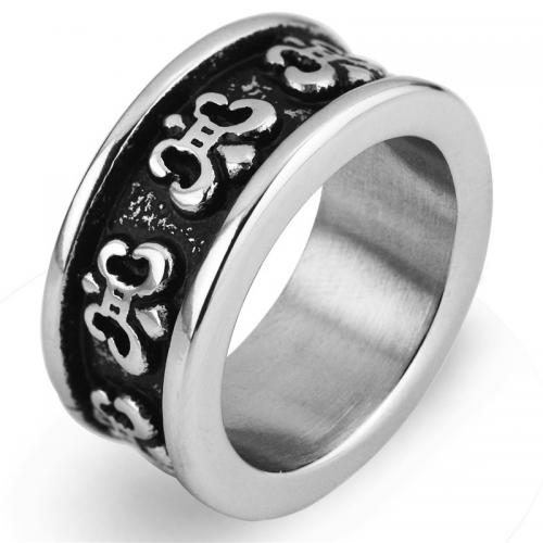 Titanium Steel Finger Ring, polished, Unisex original color mm mm [