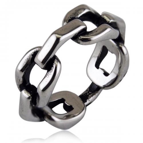 Titanium Steel Finger Ring, polished, Unisex original color mm mm [