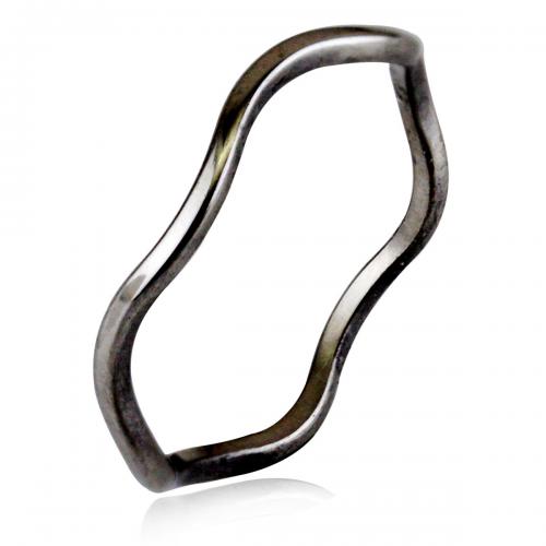 Anillo de dedo de acero Titanium de, Partículas de acero, pulido, unisexo & diverso tamaño para la opción, color original, width:1mm,thickness:1mm, Vendido por UD