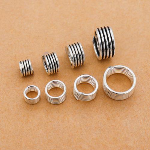 925 Sterling Silver Large Hole Bead, DIY 