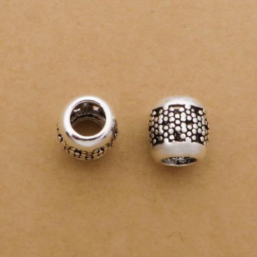 Sterling Silver Spacer Beads, 925 Sterling Silver, barrel, vintage & DIY & hollow 