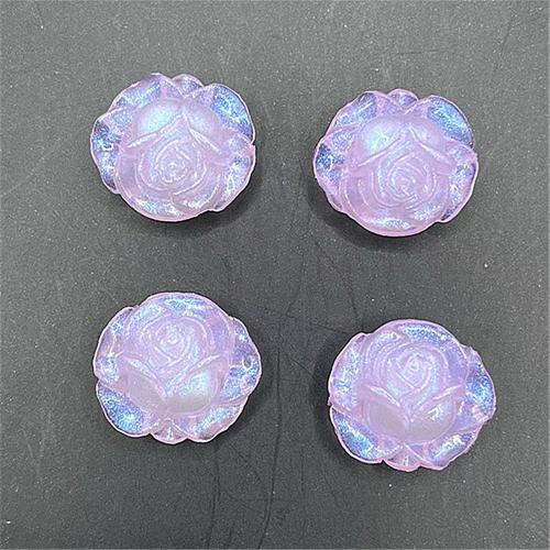 Miracle Acrylic Beads, Rose, DIY & luminated 25mm Approx 2.8mm, Approx 