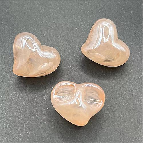 Acryl Schmuck Perlen, Herz, DIY, keine, 17x20mm, ca. 100PCs/Tasche, verkauft von Tasche