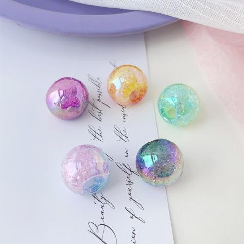 Perles se fissurer acryliques, Acrylique, Rond, DIY, plus de couleurs à choisir, 21.5mm Vendu par sac