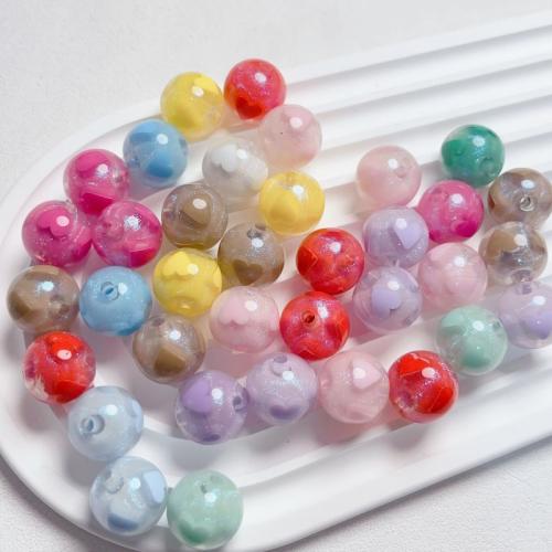 Perles Miracle acryliques, Acrylique, Rond, DIY, plus de couleurs à choisir, 16mm Vendu par sac