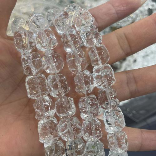 Mode Kristall Perlen, DIY, Crystal Clear, 12x14mm, Länge:ca. 38 cm, verkauft von Strang