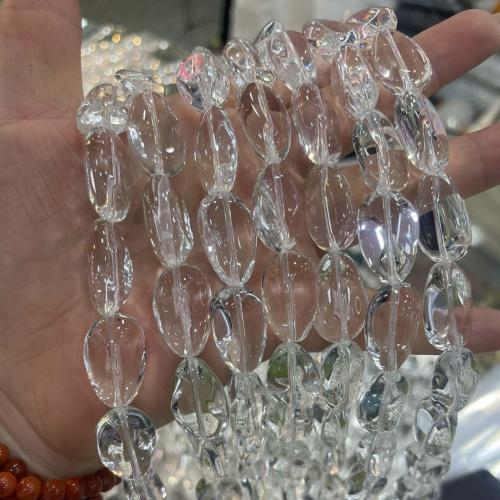 Perles de cristal larme, DIY, Cristal pâle Environ 38 cm, Vendu par brin