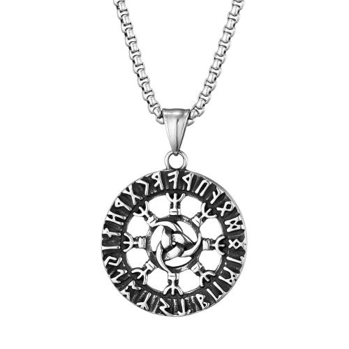 Titanium Steel Jewelry Necklace, polished, fashion jewelry & Unisex Approx 23.62 Inch 
