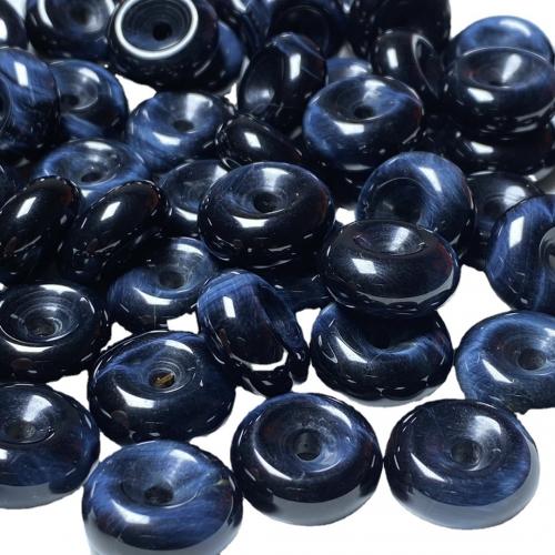 Tiger Eye Beads, Round, DIY, blue, 17.9mm 