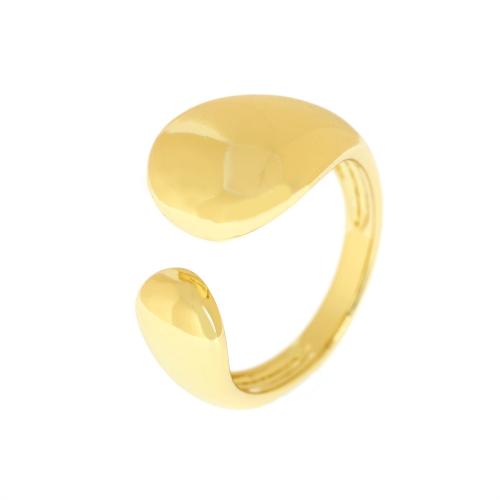 Anillo de dedo de latón, metal, chapado en color dorado, Joyería & para mujer, Minimum inner diameter:18mm, Vendido por UD