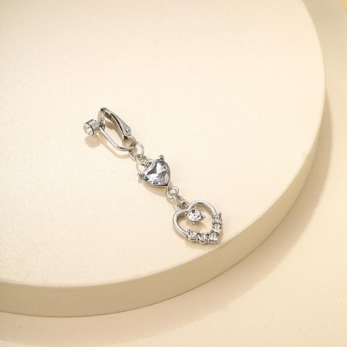 Belly ring Jewelry, alliage de zinc, avec cristal, bijoux de mode & styles différents pour le choix & pour femme, Vendu par PC