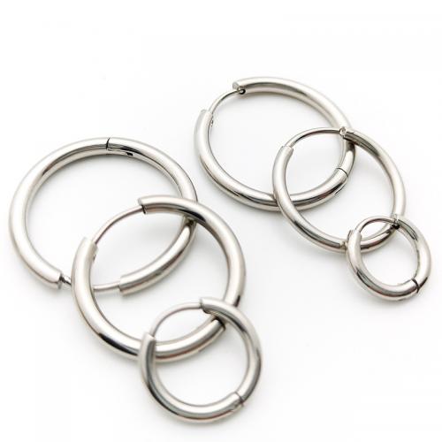 Titanium Steel Earrings, fashion jewelry & Unisex, original color 