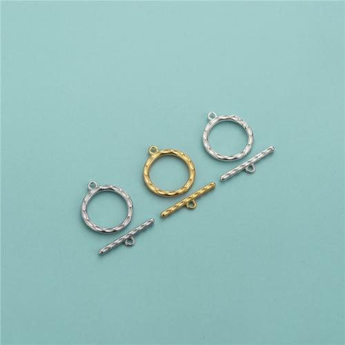 Sterling Silver Toggle Clasp, 925 Sterling Silver, plated, DIY O shape length 13.6mm, T shape length 16.8mm Approx 1.4mm, Inner Approx 10.3mm [