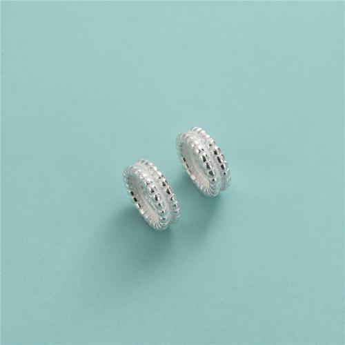 925 Sterling Silver Washer, Rondelle, DIY, silver color Approx 1.5mm 