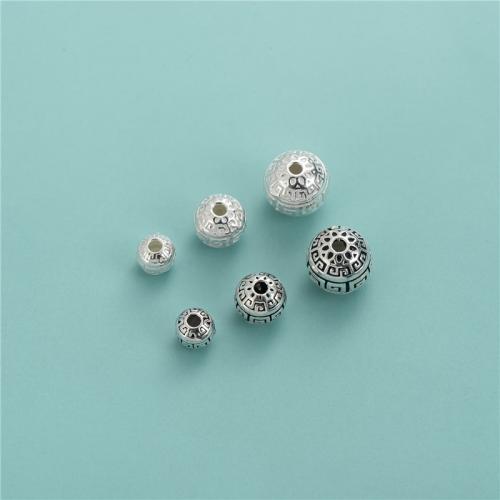 Sterling Silver Spacer Beads, 925 Sterling Silver, DIY Approx 1.8mm 
