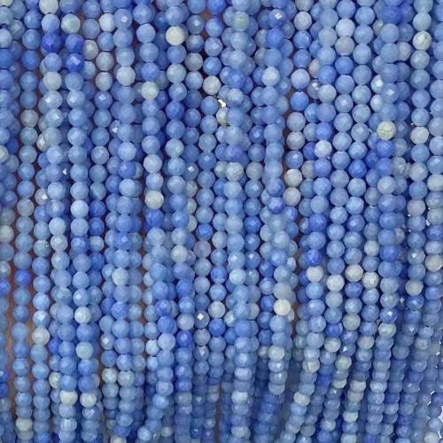 Single Gemstone Beads, Aventurine, Round, DIY & faceted Approx 38-39 cm 