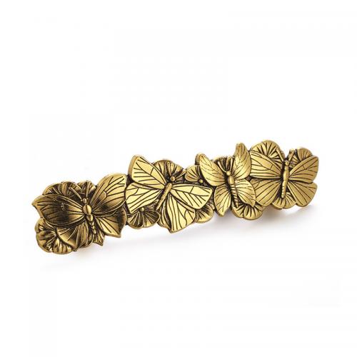 Hair Snap Clips, Zinc Alloy, Butterfly, plated, vintage & for woman 