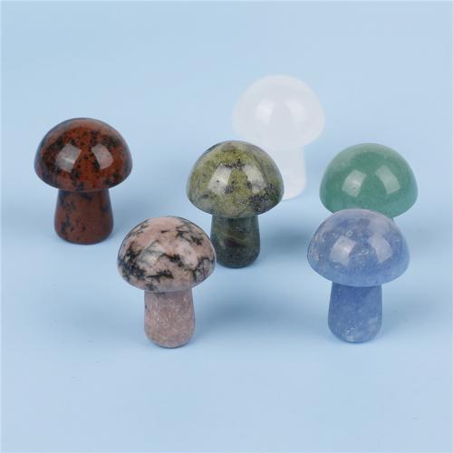 Natural Stone Decoration, mushroom, for home and office 