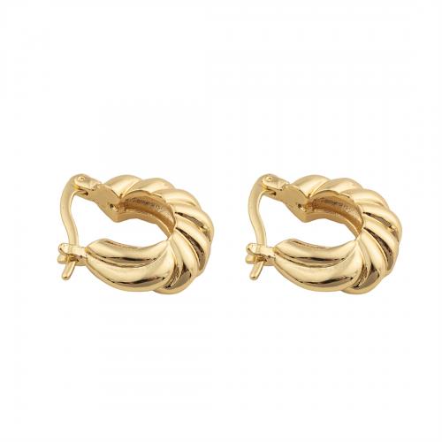 Messing Tropfen Ohrring, 14 K vergoldet, Modeschmuck & für Frau, 20x17x6mm, verkauft von Paar
