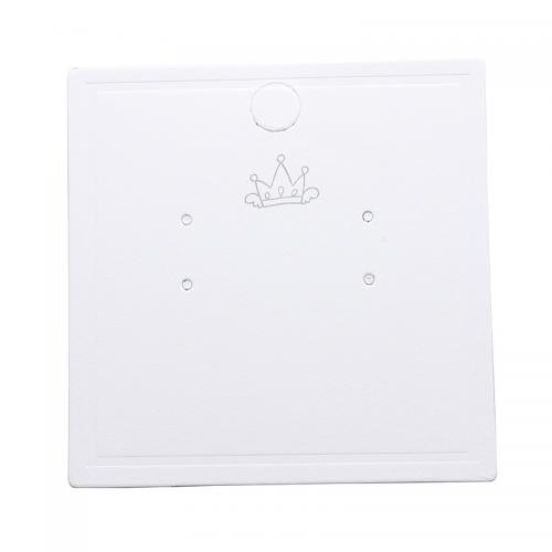 Earring Display Card, Paper, multifunctional Approx [