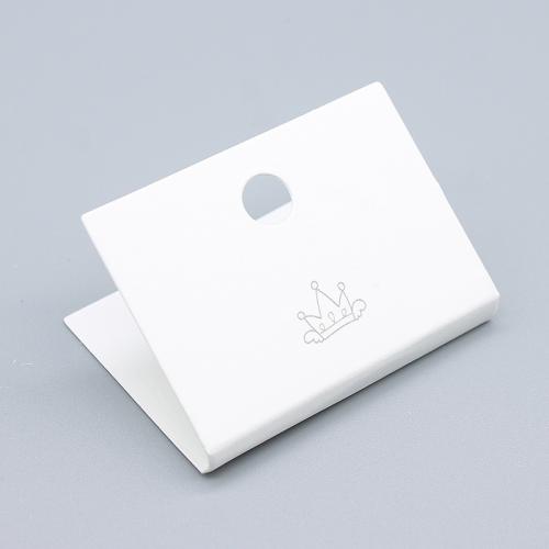 Necklace Display Card, Paper, multifunctional, white Approx [