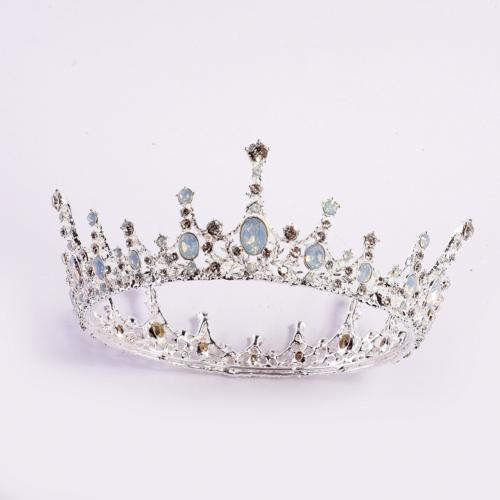 Bridal Tiaras, Zinc Alloy, fashion jewelry & for woman & with rhinestone Inner Approx 150mm 