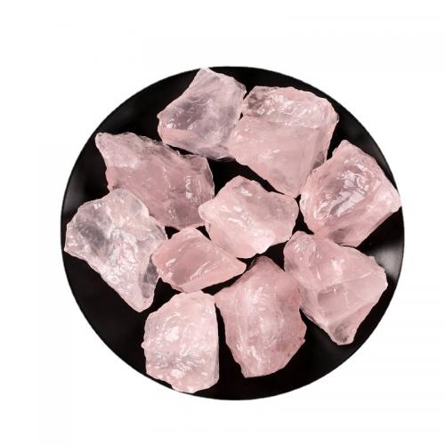 quartz rose décoration, Irrégulière, normes différentes pour le choix Vendu par lot