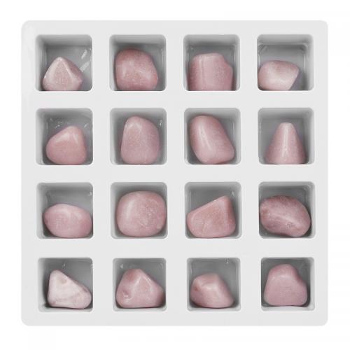 розовый опал Минералы Specimen, с PVC-пластик, Нерегулярные, розовый, Length about 30-40mm, 16ПК/Box, продается Box