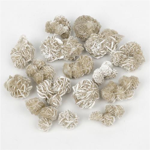 Desert Rose Stone Minerals Specimen, irregular mixed colors, Length about 10-30mm 