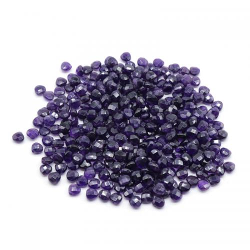 Natural Amethyst Beads, Teardrop, DIY & faceted, purple, 8mm 
