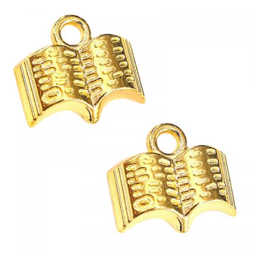 Zinc Alloy Jewelry Pendants, Book, plated, DIY Approx 