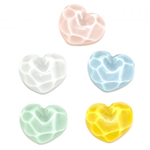 Fashion Resin Cabochons, Heart, DIY Approx [