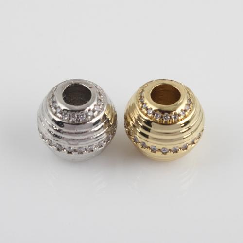 Brass Spacer Beads, Round, plated, DIY [