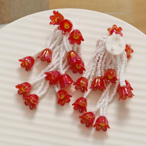 DIY Hair Flowers, Glass Beads, with Lampwork 