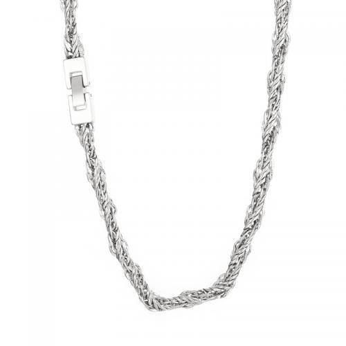 Halskette, 304 Edelstahl, Vakuum-Ionen-Beschichtung, Modeschmuck & für den Menschen, keine, Wide:6mm, Länge:ca. 600 Millimeter, verkauft von PC