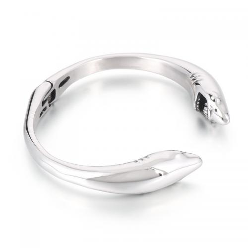 Stainless Steel Cuff Bangle, 304 Stainless Steel, fashion jewelry & for man, original color x13mm [