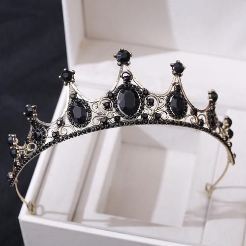 Bridal Tiaras, Zinc Alloy, fashion jewelry & for woman & with rhinestone Inner Approx 155mm 