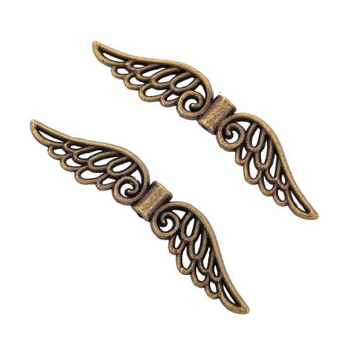 Zinc Alloy Spacer Beads, Angel Wing, plated, DIY Approx 