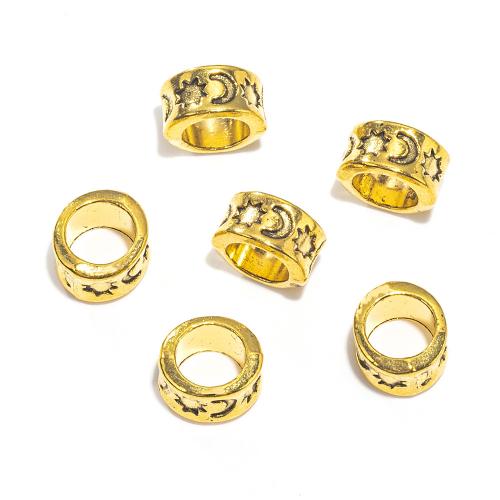 Zinc Alloy Spacer Beads, gold color plated, DIY Approx 