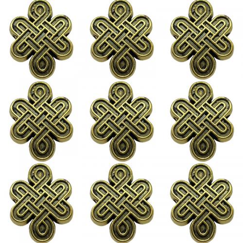 Zinc Alloy Jewelry Beads, Chinese Knot, plated, DIY 