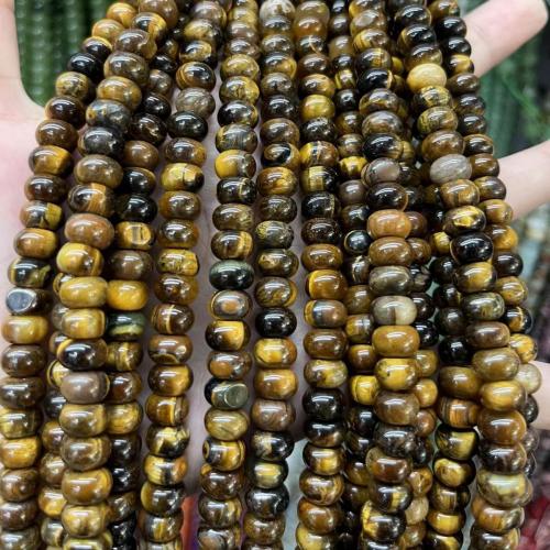 Tiger Eye Beads, Abacus, polished, DIY, mixed colors Approx 38 cm 